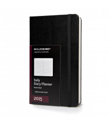 Щоденник Moleskine 2015 середній Чорний
