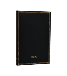 Щотижневик горизонтальний Paperblanks 2027 Чорне видання / максі	