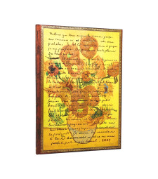 Щотижневик вертикальний Paperblanks 2027 Ван Гог – Соняшники / А4