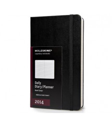 Щоденник Moleskine 2014 середній Чорний