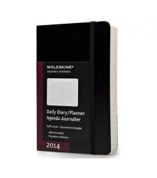 Щоденник Moleskine 2014 кишеньковий Чорний м’який