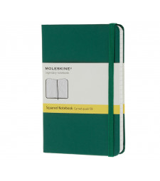 Записник Moleskine кишеньковий Клітинка Зелений