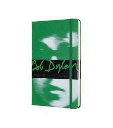 Записник Moleskine Bob Dylan середній Лінійка Зелений