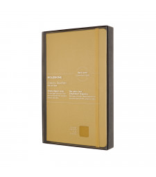 Записник Moleskine Classic Leather середній Лінійка Бурштин