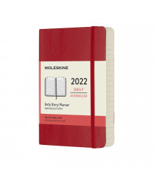 Щоденник Moleskine 2022 кишеньковий Червоний М’який