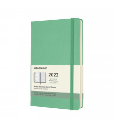Щотижневик Moleskine 2022 середній Ментол