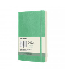 Щотижневик Moleskine 2022 середній Ментол М’який