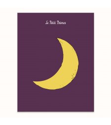 Подарунковий набір Moleskine Le Petit Prince Місяць (Записник середній + Cahier великий)