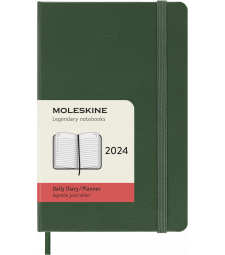 Щоденник Moleskine 2024 кишеньковий Миртовий Зелений
