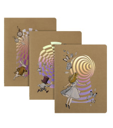 Набір записників Moleskine Cahier Alice (3шт) великих