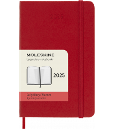 Щоденник Moleskine 2025 кишеньковий Червоний