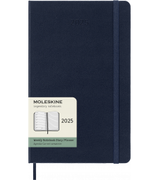 Щотижневик Moleskine 2025 середній Сапфір