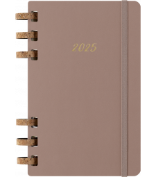 Щотижневик Moleskine 2025 Spiral середній Мигдальний