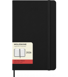 Щоденник Moleskine 2026 середній Чорний