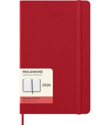 Щоденник Moleskine 2026 середній Червоний