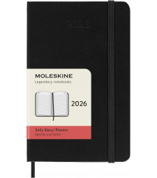 Щоденник Moleskine 2026 кишеньковий Чорний