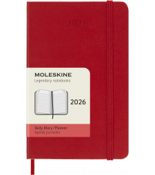 Щоденник Moleskine 2026 кишеньковий Червоний