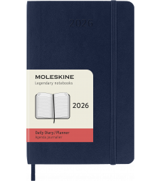 Щоденник Moleskine 2026 кишеньковий Сапфір М’який