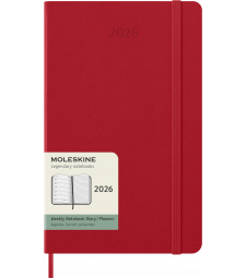 Щотижневик Moleskine 2026 середній Червоний
