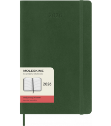 Щоденник Moleskine 2026 середній Миртовий Зелений М’який