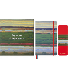Подарунковий набір Moleskine Impressionism (Записник середній нелінований + 6 акварельних олівців)