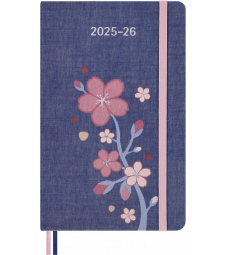 Щотижневик Moleskine 2025-2026 середній Sakura