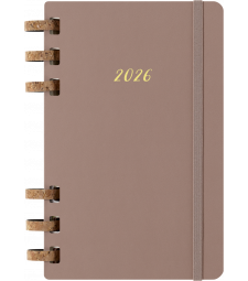 Щотижневик Moleskine 2026 Spiral середній Мигдальний