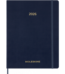 Щотижневик вертикальний Moleskine Essential 2026 XXL Сапфір