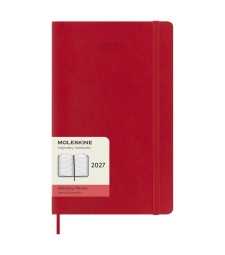 Щоденник Moleskine 2027 середній Червоний М’який