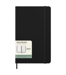Щотижневик Moleskine 2027 середній Чорний