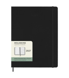 Щотижневик Moleskine 2027 великий Чорний