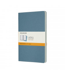 Набір зошитів Moleskine Cahier середній Лінійка Жвавий Блакитний