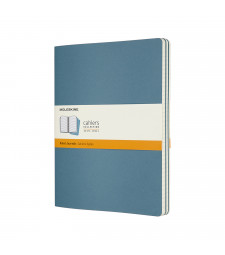 Набір зошитів Moleskine Cahier великий Лінійка Жвавий Блакитний