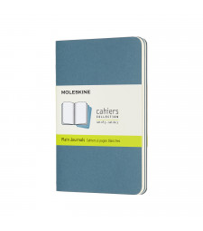 Набір зошитів Moleskine Cahier кишеньковий Нелінований Жвавий Блакитний