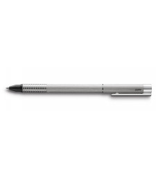 Ручка-ролер Lamy Logo Матовий Хром / Стрижень M63 1,0 мм Чорний
